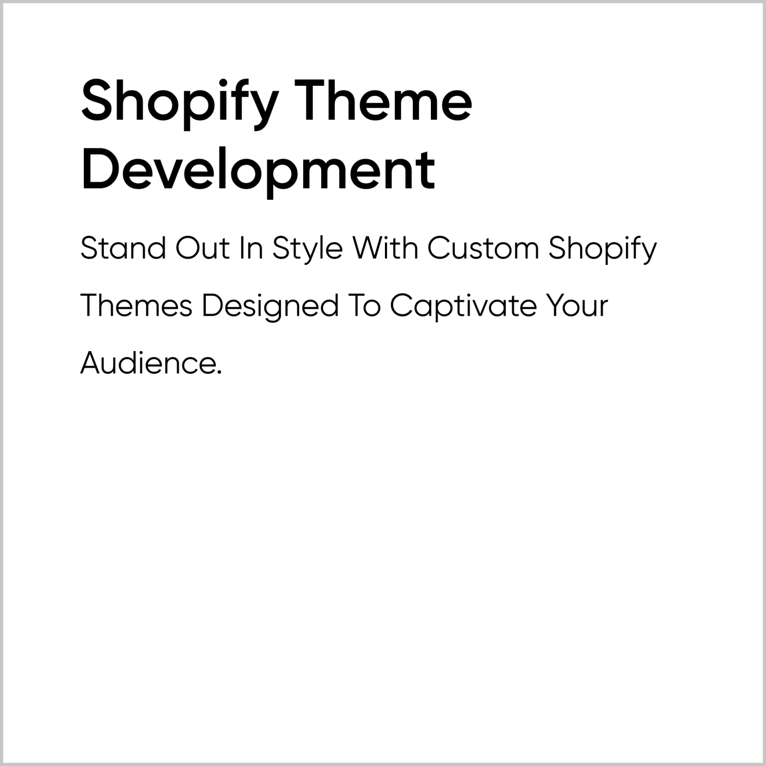 Shopify Theme Development